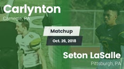 Matchup: Carlynton vs. Seton LaSalle  2018