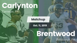 Matchup: Carlynton vs. Brentwood  2019