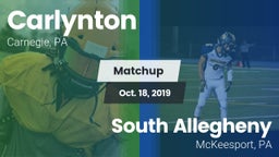 Matchup: Carlynton vs. South Allegheny  2019