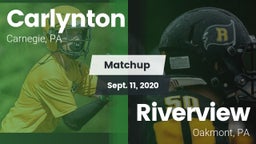 Matchup: Carlynton vs. Riverview  2020