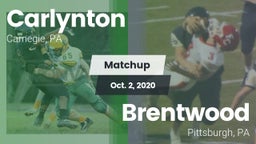 Matchup: Carlynton vs. Brentwood  2020