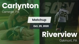 Matchup: Carlynton vs. Riverview  2020