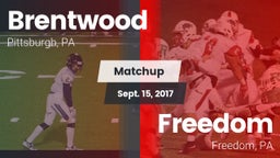 Matchup: Brentwood High vs. Freedom  2017