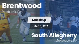Matchup: Brentwood High vs. South Allegheny  2017