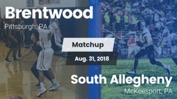 Matchup: Brentwood High vs. South Allegheny  2018