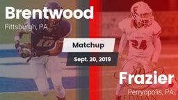 Matchup: Brentwood High vs. Frazier  2019