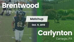 Matchup: Brentwood High vs. Carlynton  2019