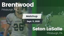 Matchup: Brentwood High vs. Seton LaSalle  2020