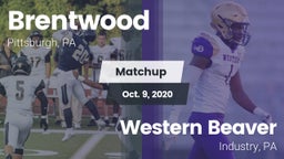 Matchup: Brentwood High vs. Western Beaver  2020