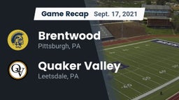 Recap: Brentwood  vs. Quaker Valley  2021