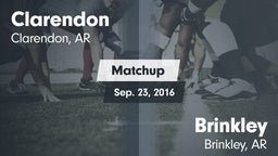 Matchup: Clarendon High vs. Brinkley  2016