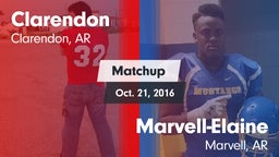 Matchup: Clarendon High vs. Marvell-Elaine  2016