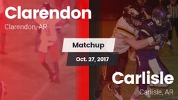 Matchup: Clarendon High vs. Carlisle  2017