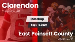 Matchup: Clarendon High vs. East Poinsett County  2020