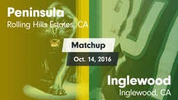 Matchup: Peninsula HS vs. Inglewood  2016