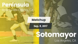 Matchup: Peninsula HS vs. Sotomayor  2017