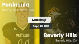 Matchup: Peninsula HS vs. Beverly Hills  2017