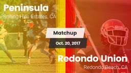 Matchup: Peninsula HS vs. Redondo Union  2017