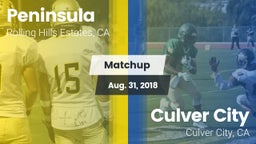 Matchup: Peninsula HS vs. Culver City  2018