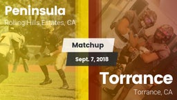 Matchup: Peninsula HS vs. Torrance  2018