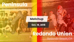 Matchup: Peninsula HS vs. Redondo Union  2018