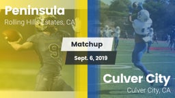 Matchup: Peninsula HS vs. Culver City  2019