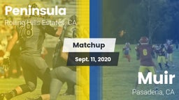 Matchup: Peninsula HS vs. Muir  2020