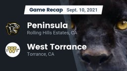 Recap:  Peninsula  vs. West Torrance  2021