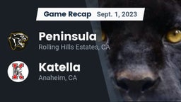 Recap:  Peninsula  vs. Katella  2023