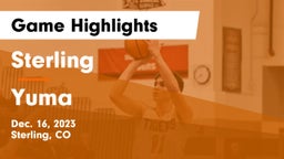 Sterling  vs Yuma  Game Highlights - Dec. 16, 2023