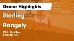 Sterling  vs Rangely  Game Highlights - Dec. 16, 2023