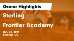 Sterling  vs Frontier Academy  Game Highlights - Oct. 21, 2021