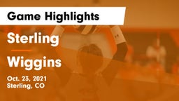 Sterling  vs Wiggins Game Highlights - Oct. 23, 2021