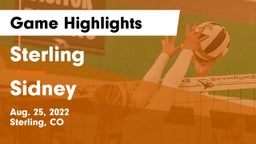 Sterling  vs Sidney  Game Highlights - Aug. 25, 2022