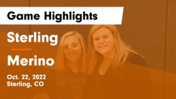 Sterling  vs Merino Game Highlights - Oct. 22, 2022