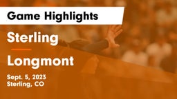 Sterling  vs Longmont Game Highlights - Sept. 5, 2023