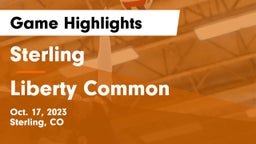 Sterling  vs Liberty Common  Game Highlights - Oct. 17, 2023