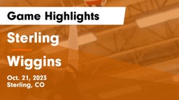 Sterling  vs Wiggins  Game Highlights - Oct. 21, 2023