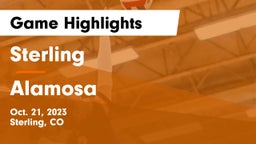 Sterling  vs Alamosa  Game Highlights - Oct. 21, 2023