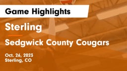 Sterling  vs Sedgwick County Cougars Game Highlights - Oct. 26, 2023