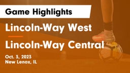 Lincoln-Way West  vs Lincoln-Way Central  Game Highlights - Oct. 3, 2023