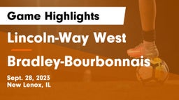 Lincoln-Way West  vs Bradley-Bourbonnais  Game Highlights - Sept. 28, 2023