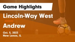 Lincoln-Way West  vs Andrew  Game Highlights - Oct. 5, 2023