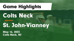 Colts Neck  vs St. John-Vianney  Game Highlights - May 16, 2023