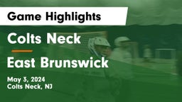 Colts Neck  vs East Brunswick  Game Highlights - May 3, 2024