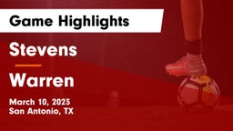 Stevens  vs Warren  Game Highlights - March 10, 2023