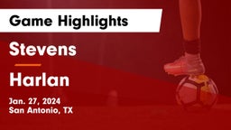 Stevens  vs Harlan  Game Highlights - Jan. 27, 2024