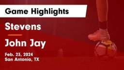 Stevens  vs John Jay  Game Highlights - Feb. 23, 2024