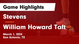 Stevens  vs William Howard Taft  Game Highlights - March 1, 2024
