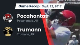Recap: Pocahontas  vs. Trumann  2017